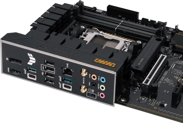 ASUS TUF Gaming B650-Plus WiFi - Bundkort - ATX - Socket AM5 - AMD B650 Chipset - USB-C 3.2 Gen 2x2, USB 3.1 Gen 2, USB 3.2 Gen 2, USB-C 3.2 Gen2, USB-C 3.2 Gen 1 - 2.5 Gigabit LAN, Wi-Fi 6, Bluetooth - onboard grafik (CPU påkrævet) - HD Audio (8-kan