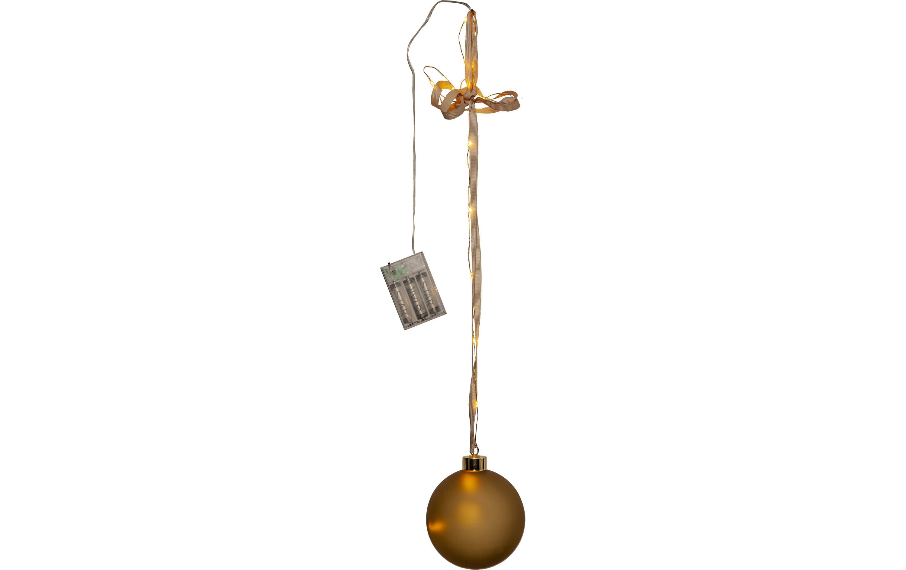 Glasdekoration Kugel Bliss, 10 cm, GoldGlaskugel