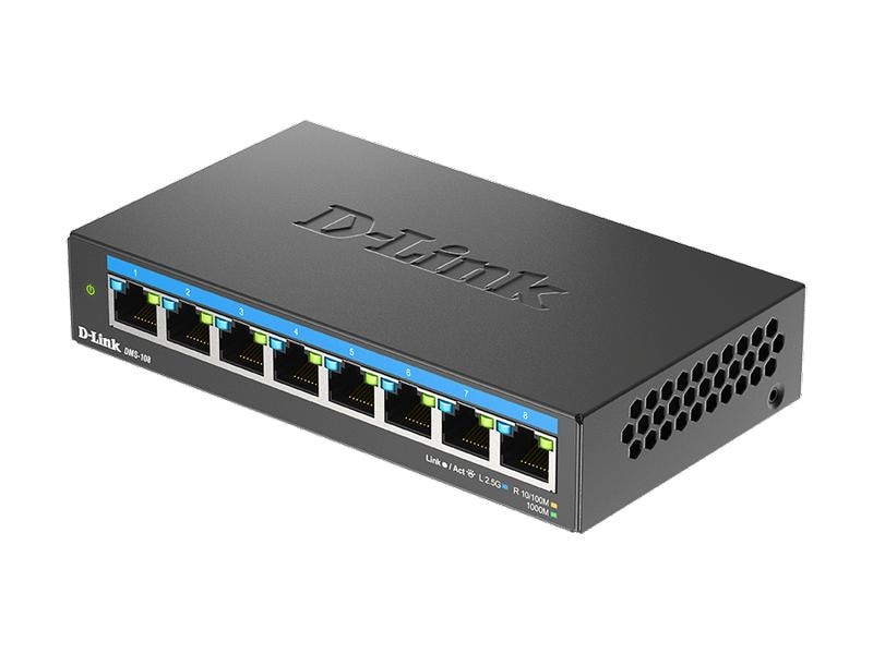 D-Link Switch DMS-108/E 8 Port 8-Port 2.5G Multi-Gigabit Desktop Switch