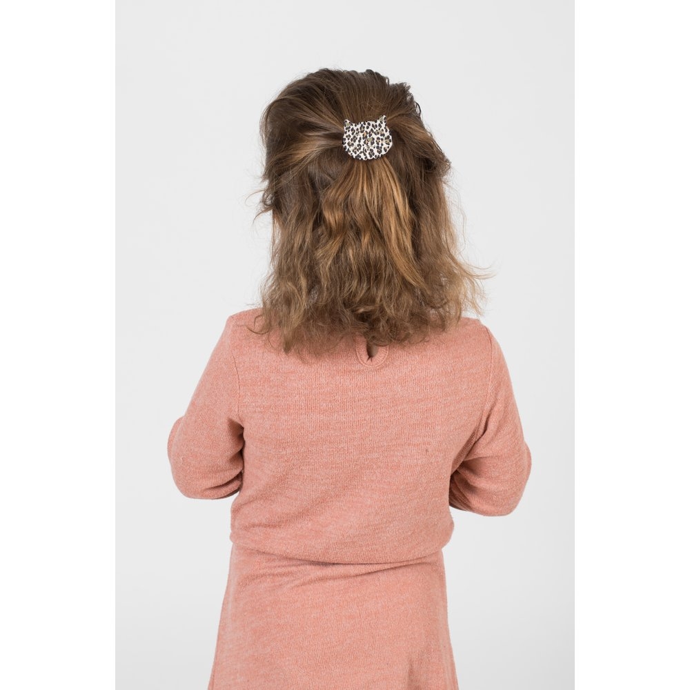 Barrette Miaou Leopard