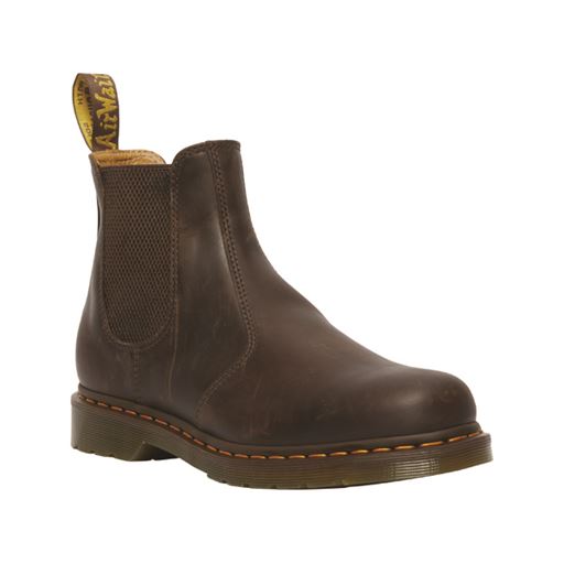 Dr. Martens 2976 Chelseastøvler, Dark Brown Crazy Horse, 41