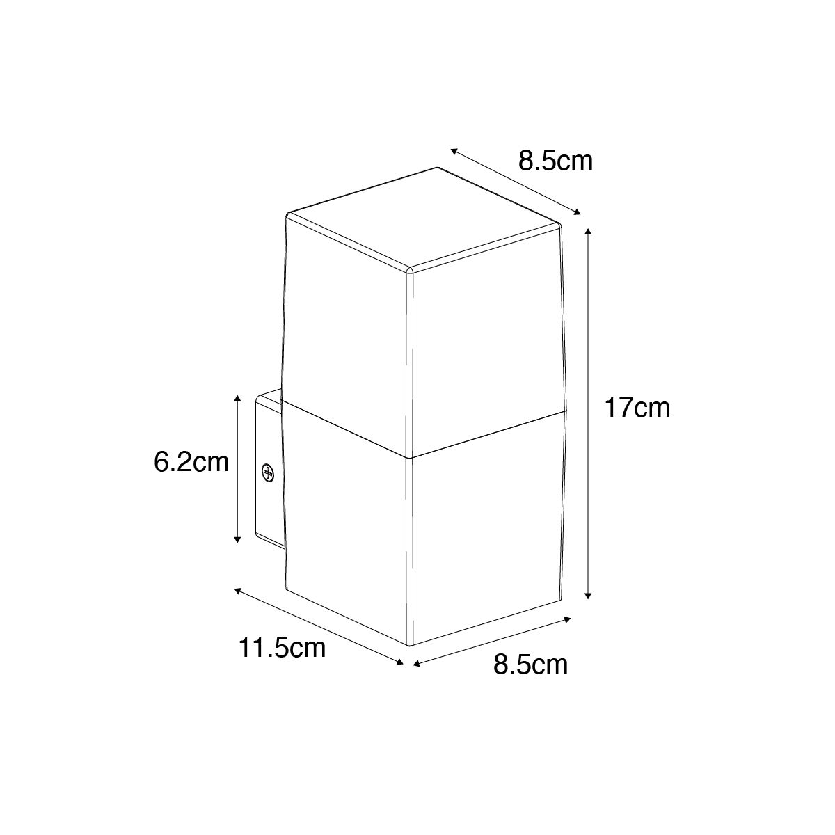 Industriële buiten wandlamp roestbruin IP44 - Denmark
