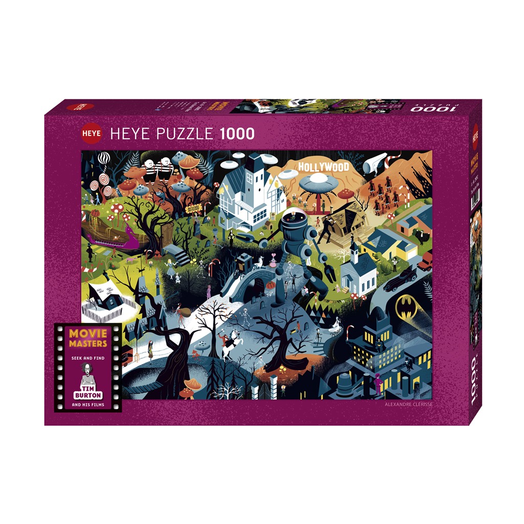 Puzzle - Tim Burton Films de Alexandre Clérisse - 1000 Pièces
