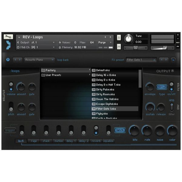 Output REV