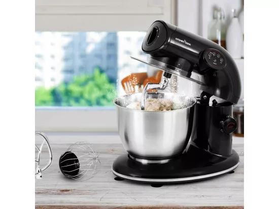 Robot Pétrin Avec Bol Inox 5 L Ak80 Kitchencook Noir