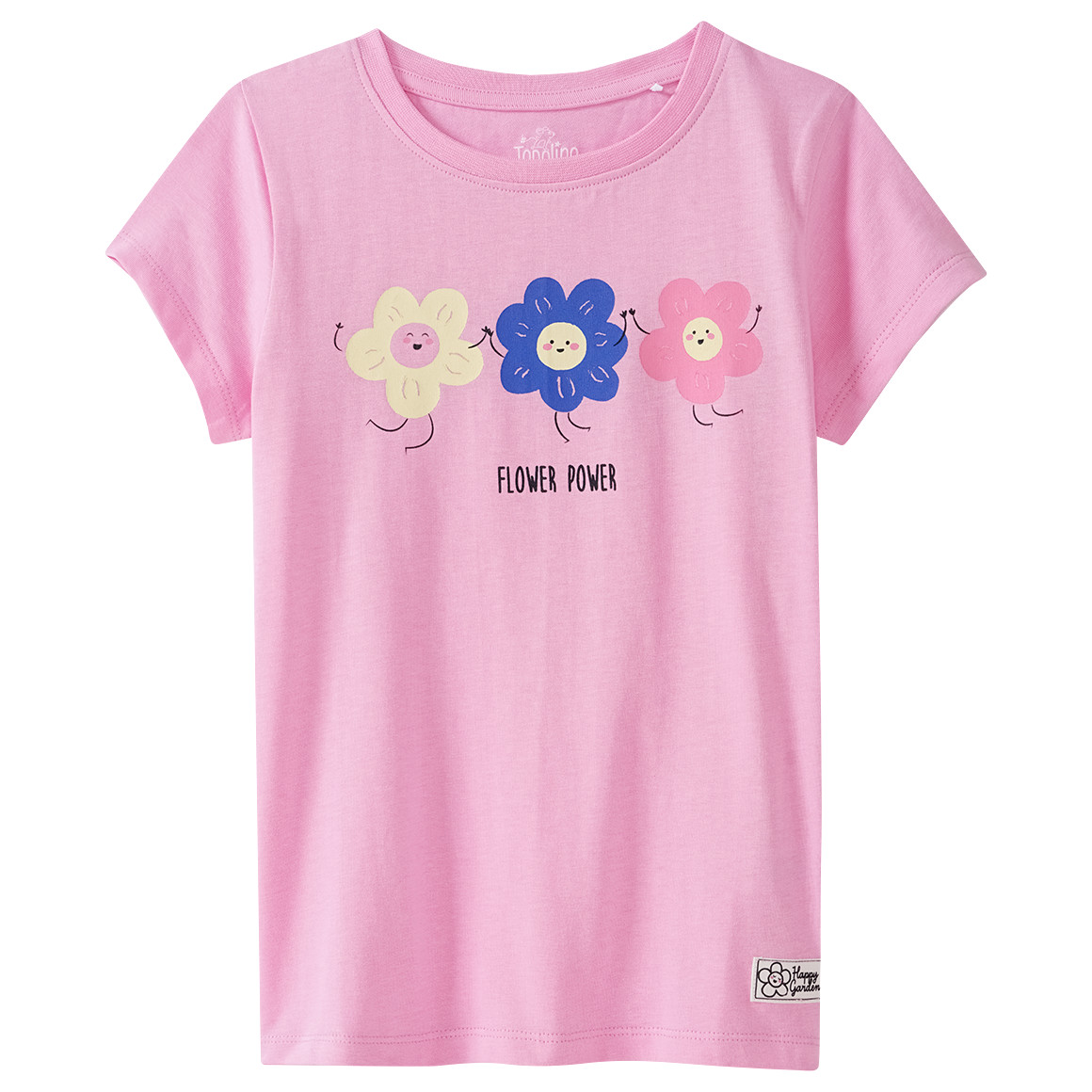Topolino Mädchen T-Shirt mit Blumen-Print rosa