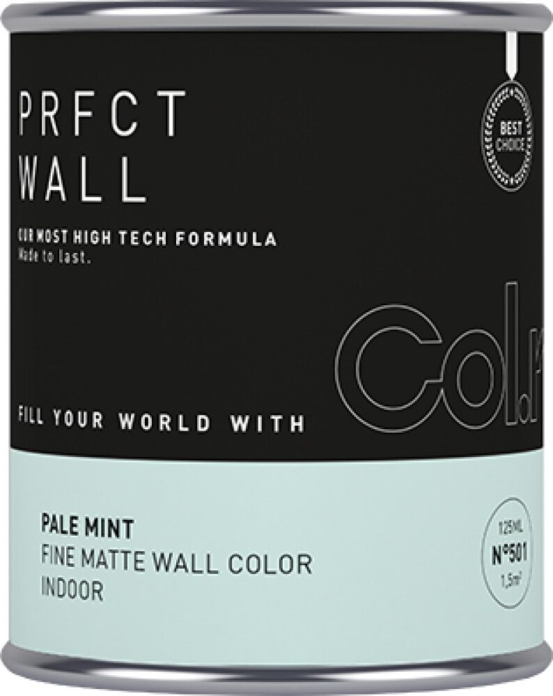 VEGGMALING COL.R PRFCT N.501 0,125L PALE MINT