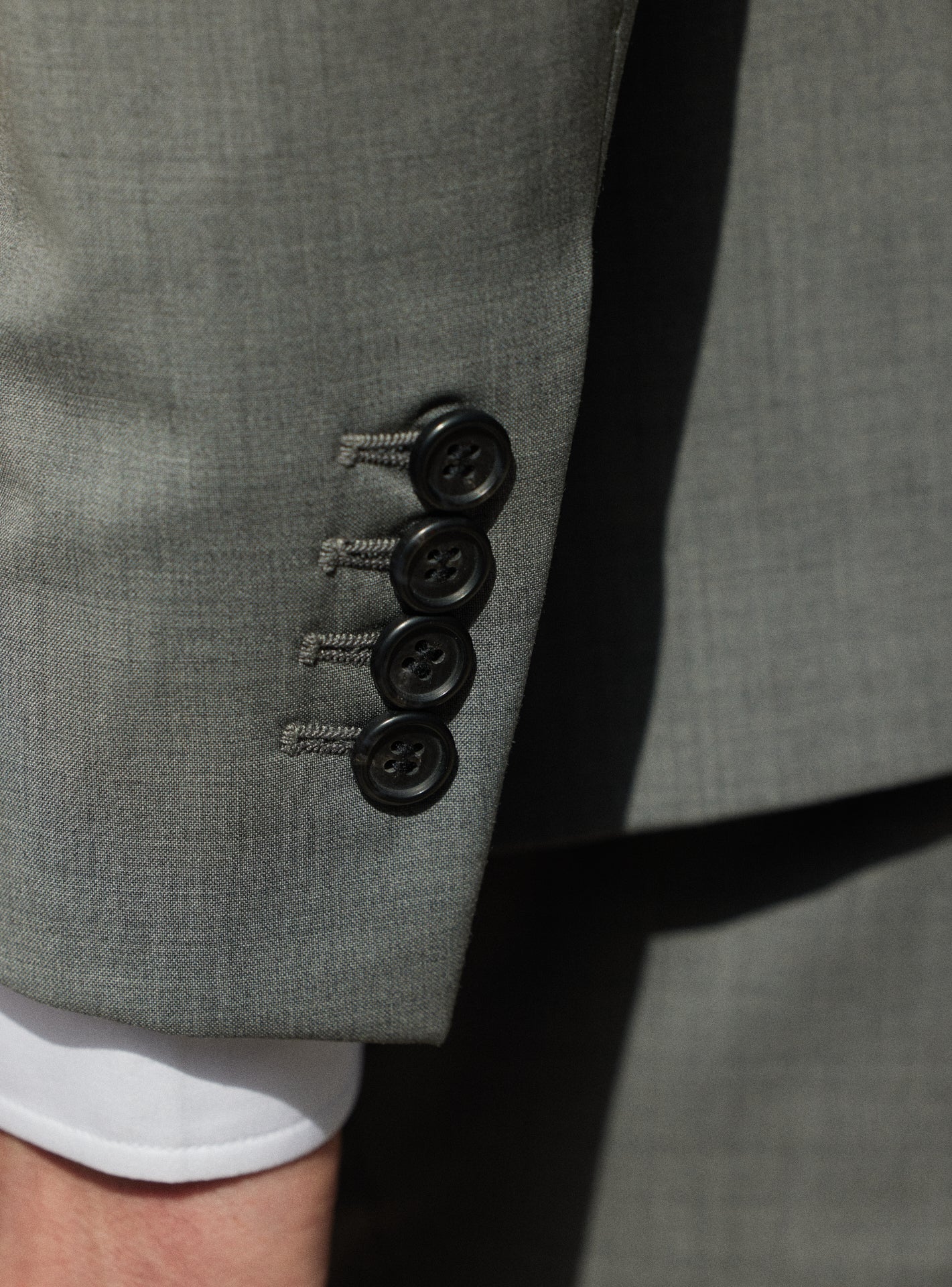 Veste de Costume en laine Jones Gris