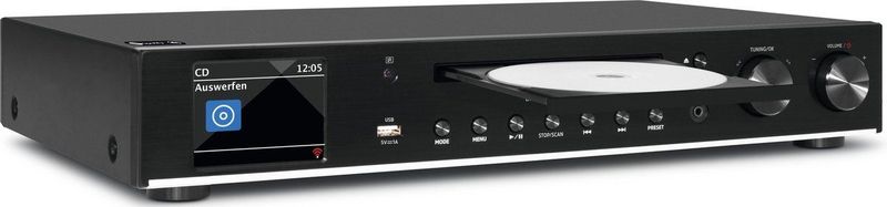 TechniSat - DigitRadio 143 CD - HiFi Component - Zwart - DAB+ en FM-radio