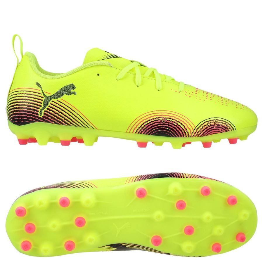 PUMA Future 8 Play MG Audacity - Jaune/Noir/Sun Struck Enfant