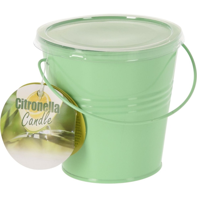 Citronella Kerze im Eimer - Ø ca. 10cm - 1 Stück