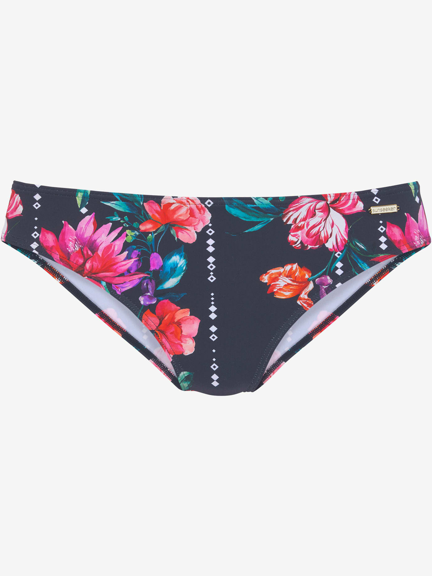Bas de maillot de bain imprimé floral moderne