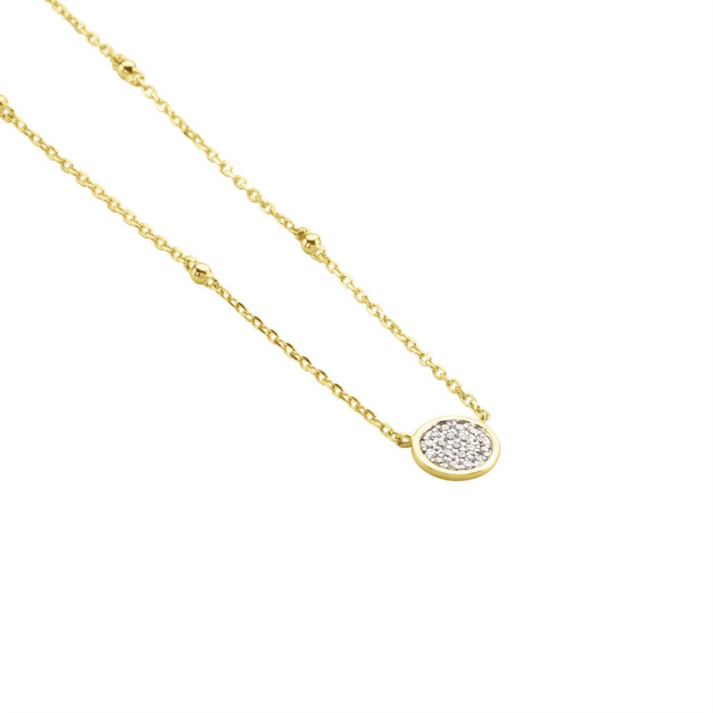 Collier Melisane Or Jaune Diamant