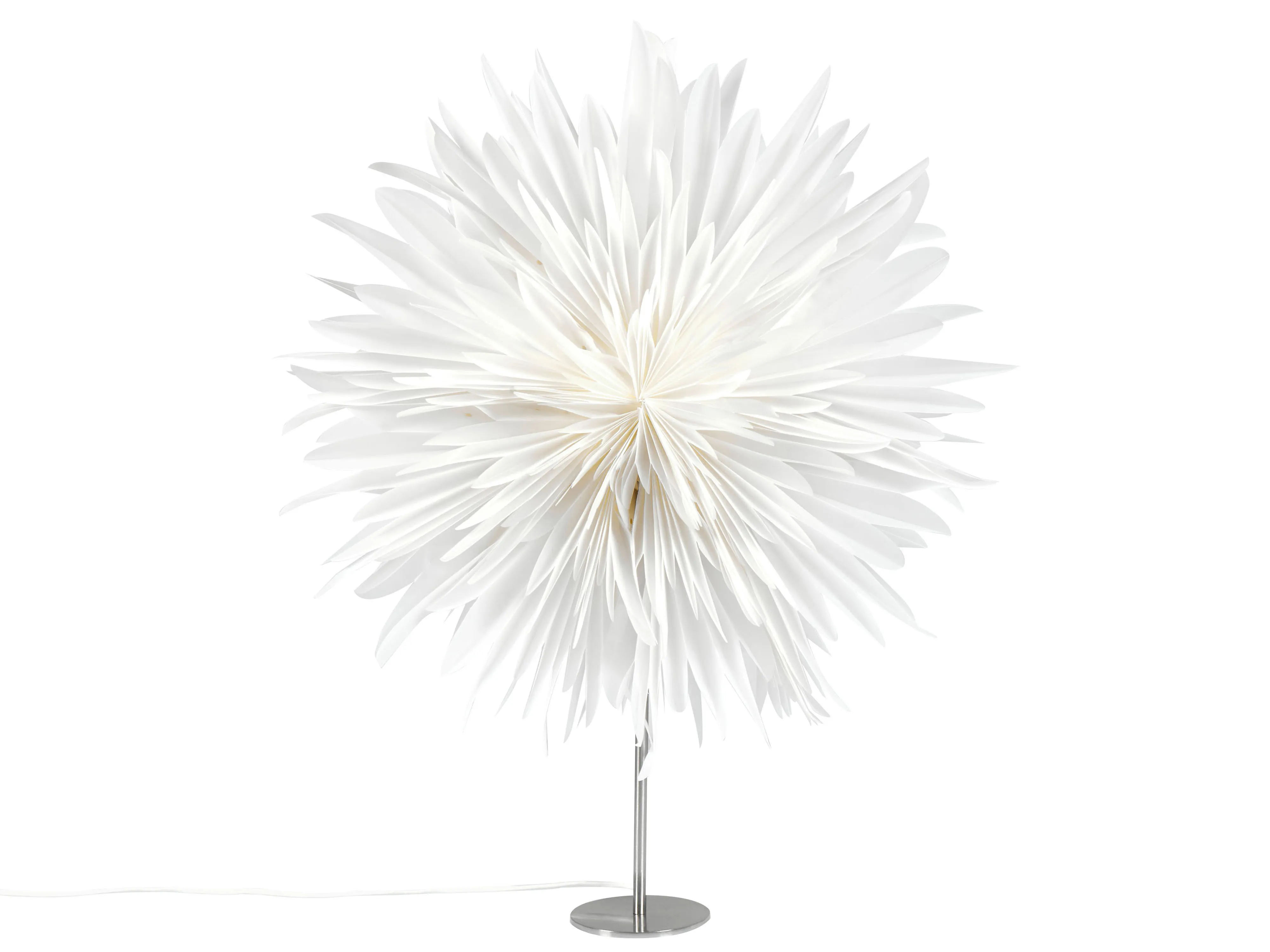Kerstdecoratie Tafellamp SATOPANTH Ster 70 cm Wit