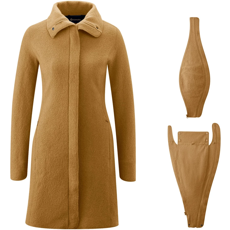 mamalila Eco-Wool-Tragemantel Oslo camel