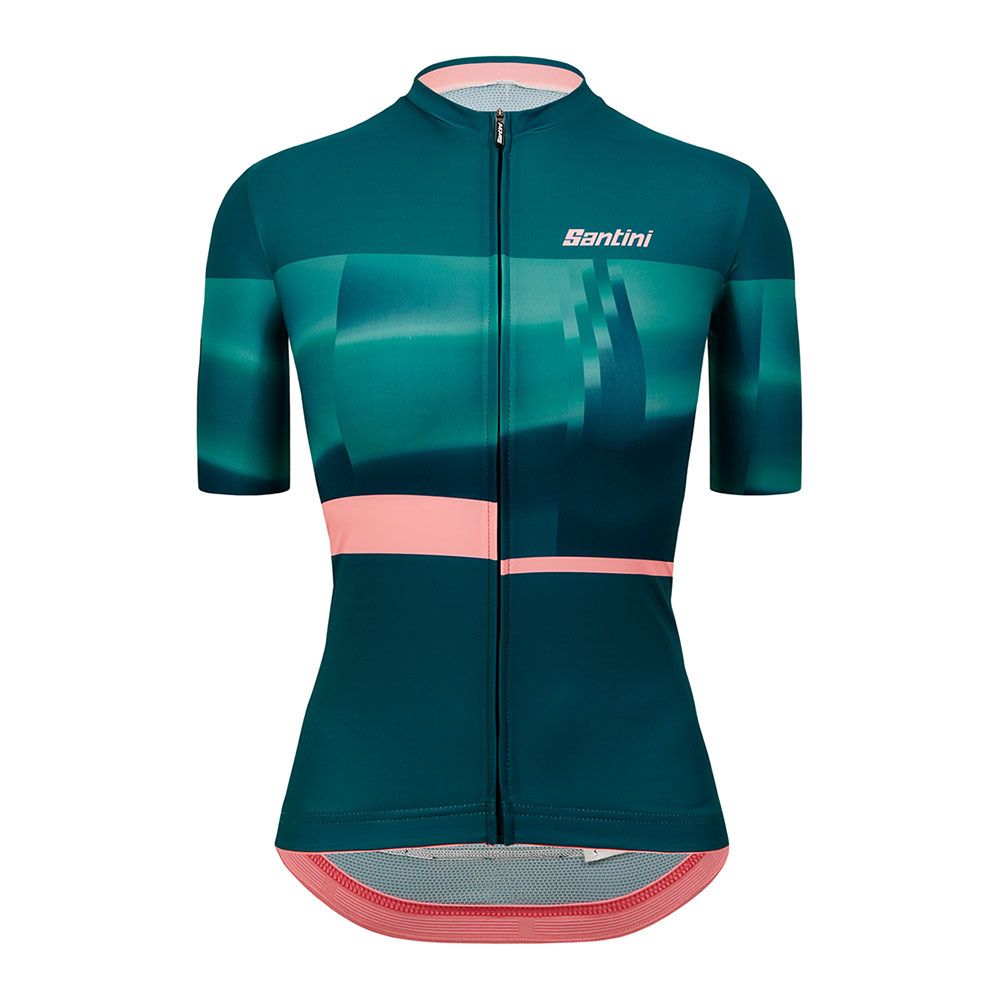 Santini MIRAGE - Maillot Femme pétrole