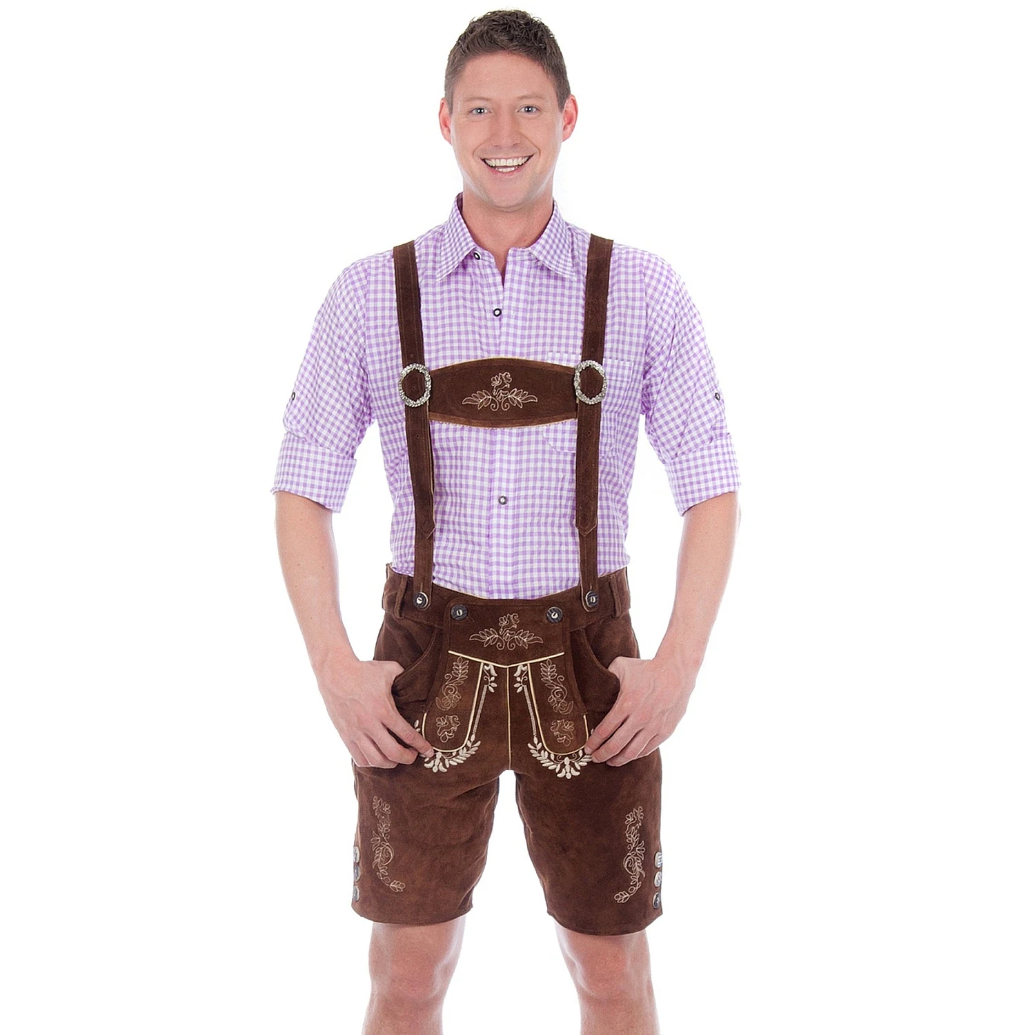 Kurze Trachtenlederhose