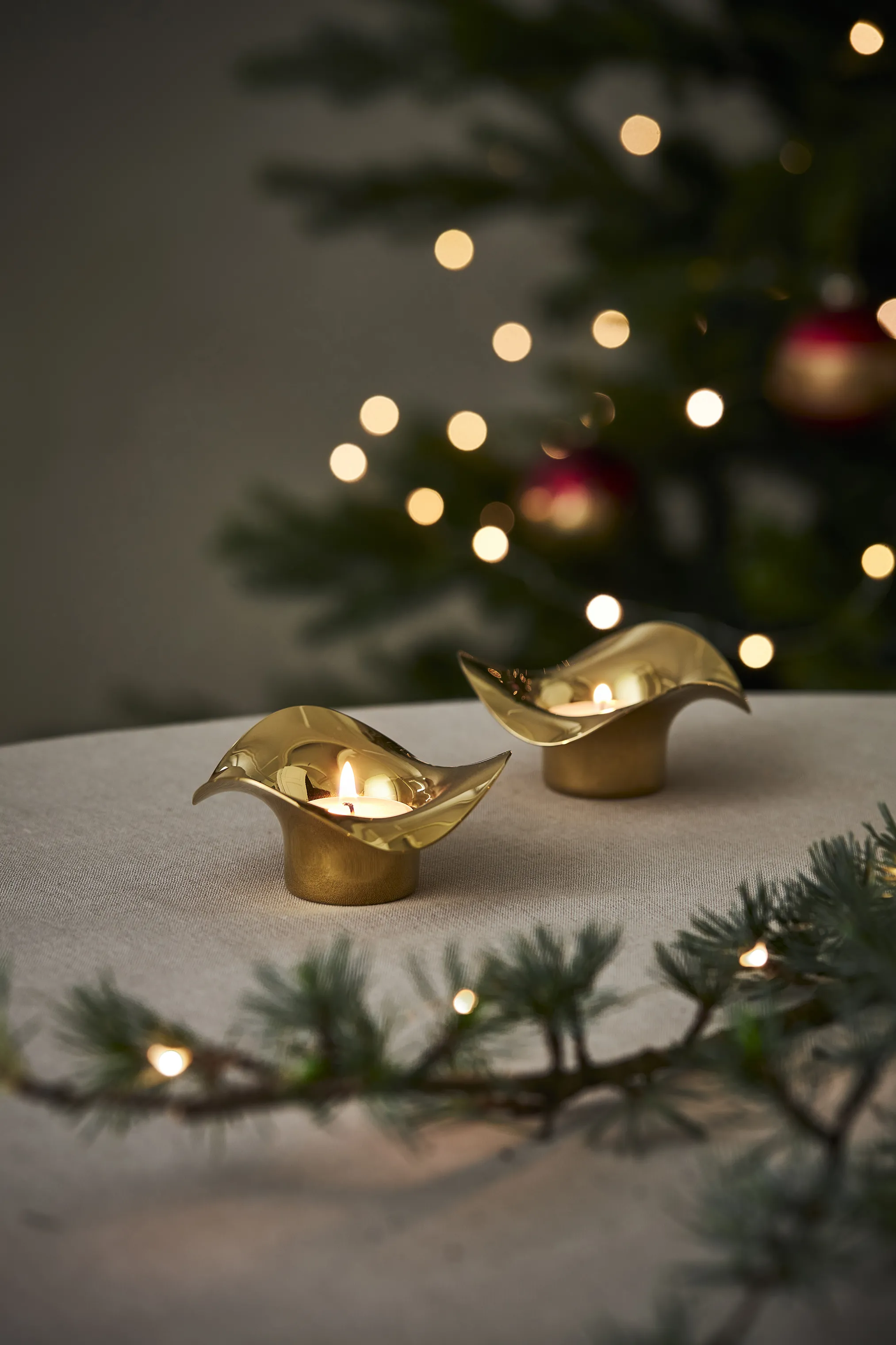 Georg Jensen Cobra Fyrfadsstage - 2 stk.