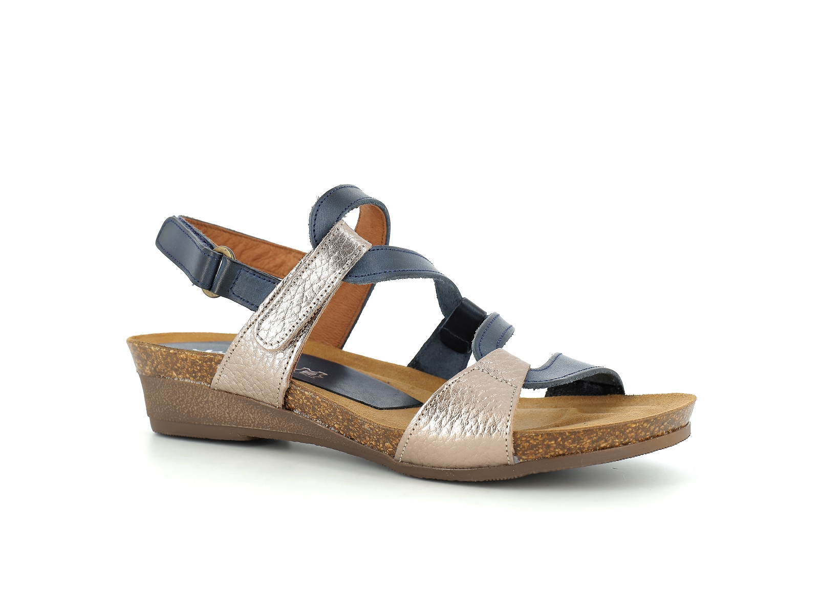 Xapatan-BUVITRO 2164 Cuir Multi Bleu