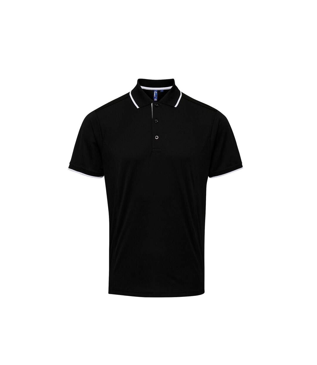 Premier - Polo - Hommes (Noir/Blanc) - UTRW5520