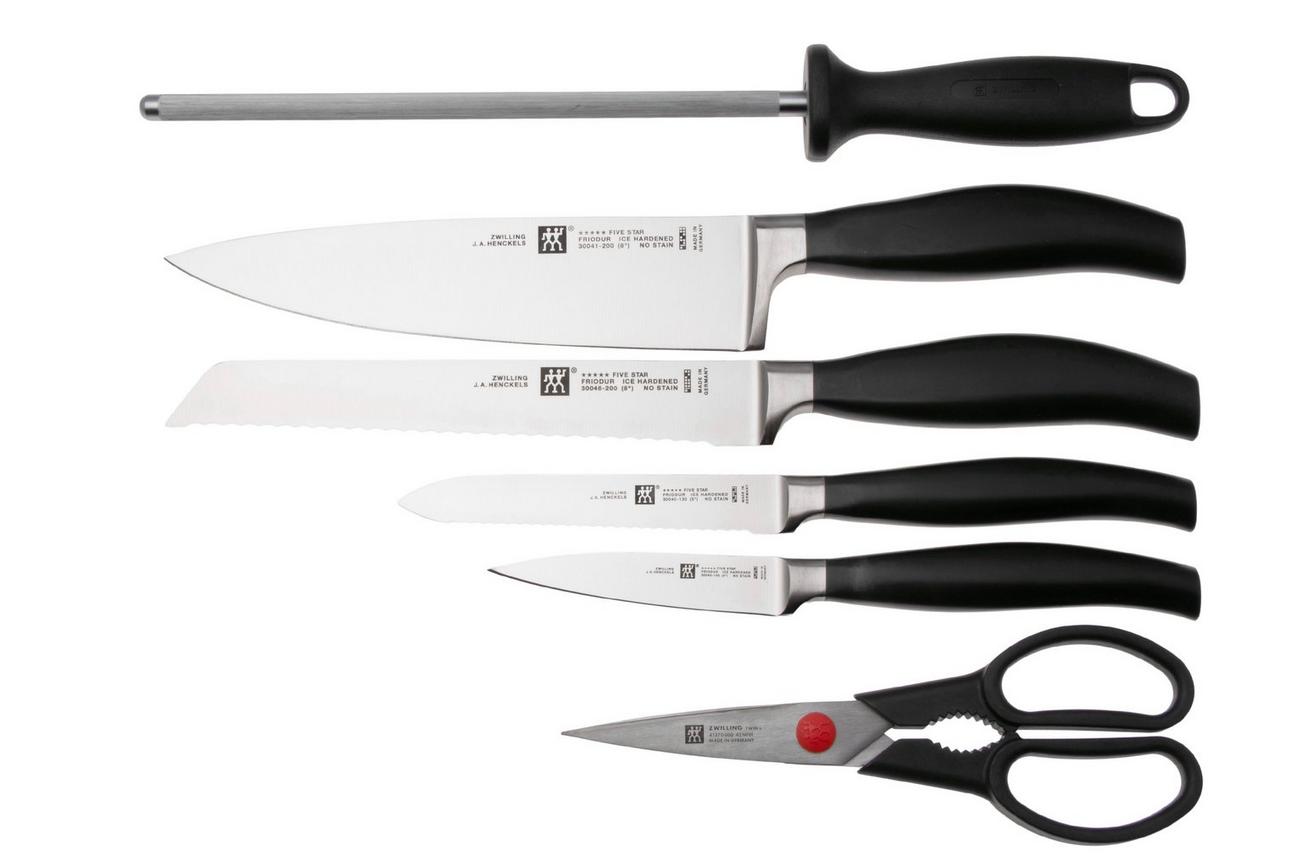 Zwilling J.A. Henckels 1026690 Five Star messenblok, 7-delig