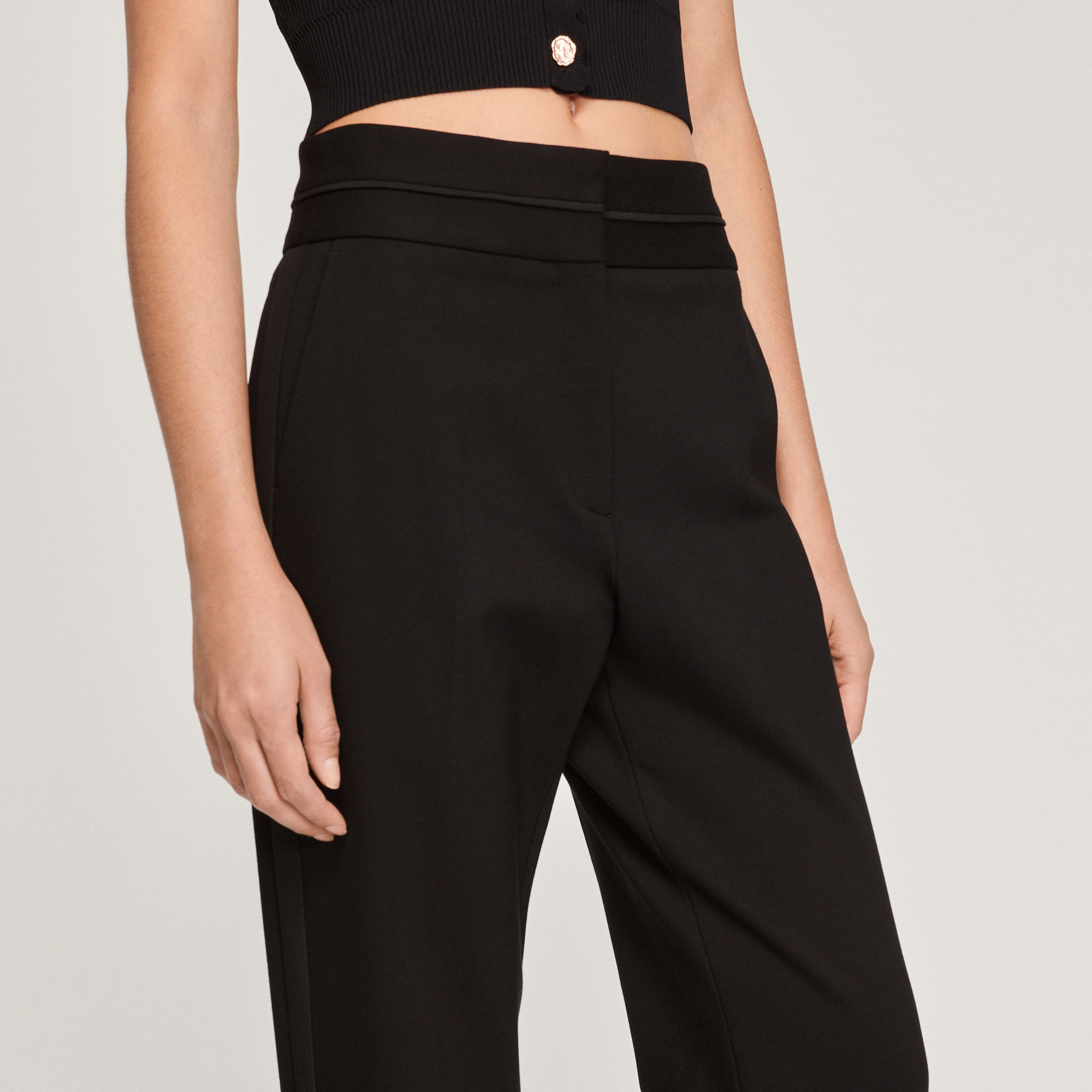 Pantalon classique taille haute