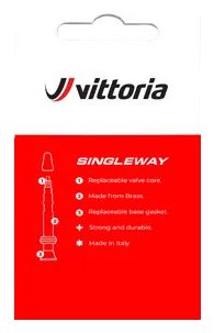 Paire de Valves Tubeless Vittoria Singleway Presta Argent