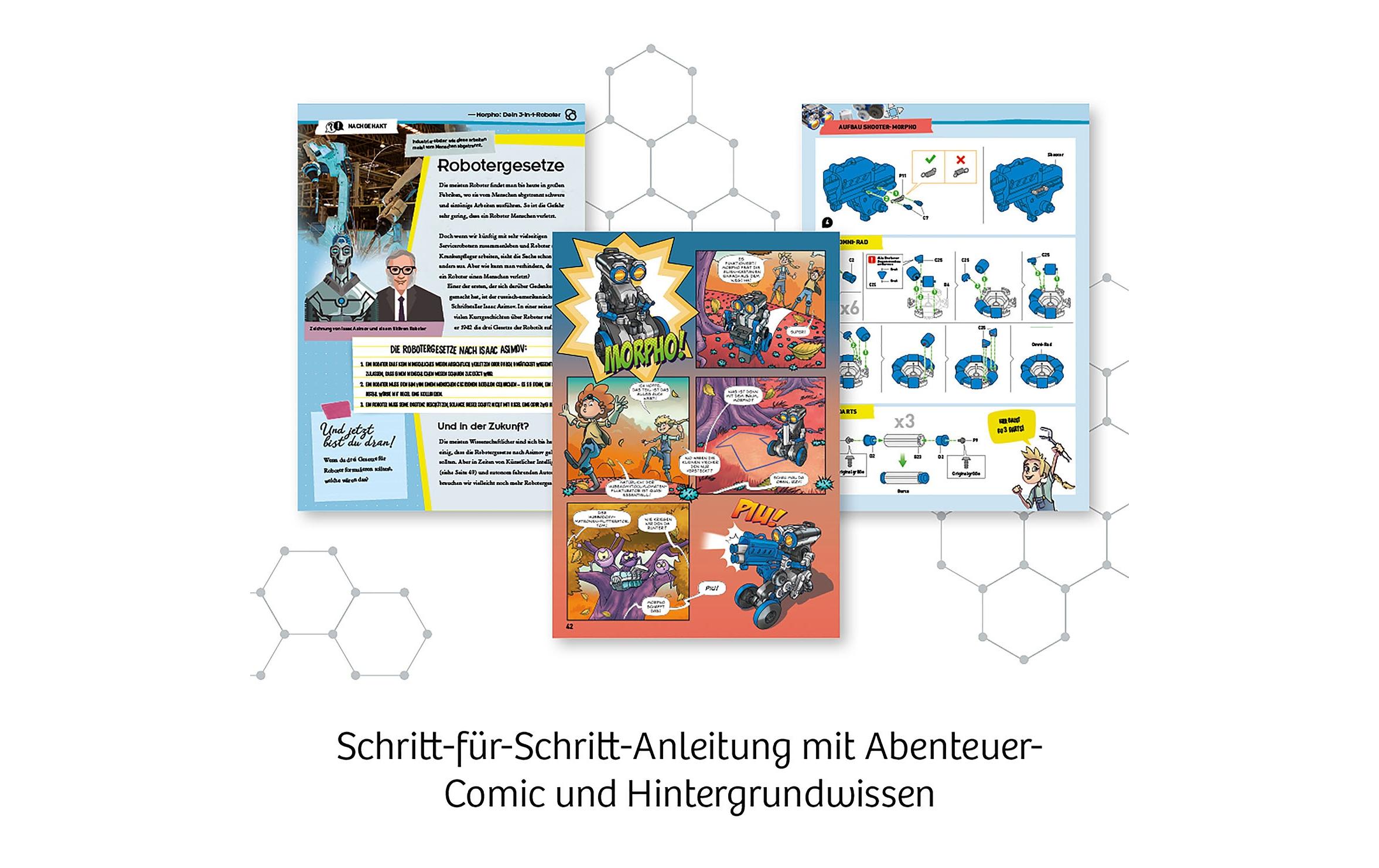 Experimentierkasten Morpho - 3-in-1 RoboterZum Bauen, Programmieren und Spielen