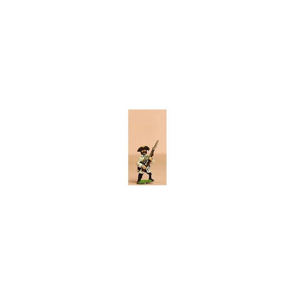 Seven Years War French: Grenadier advancing in Tricorne