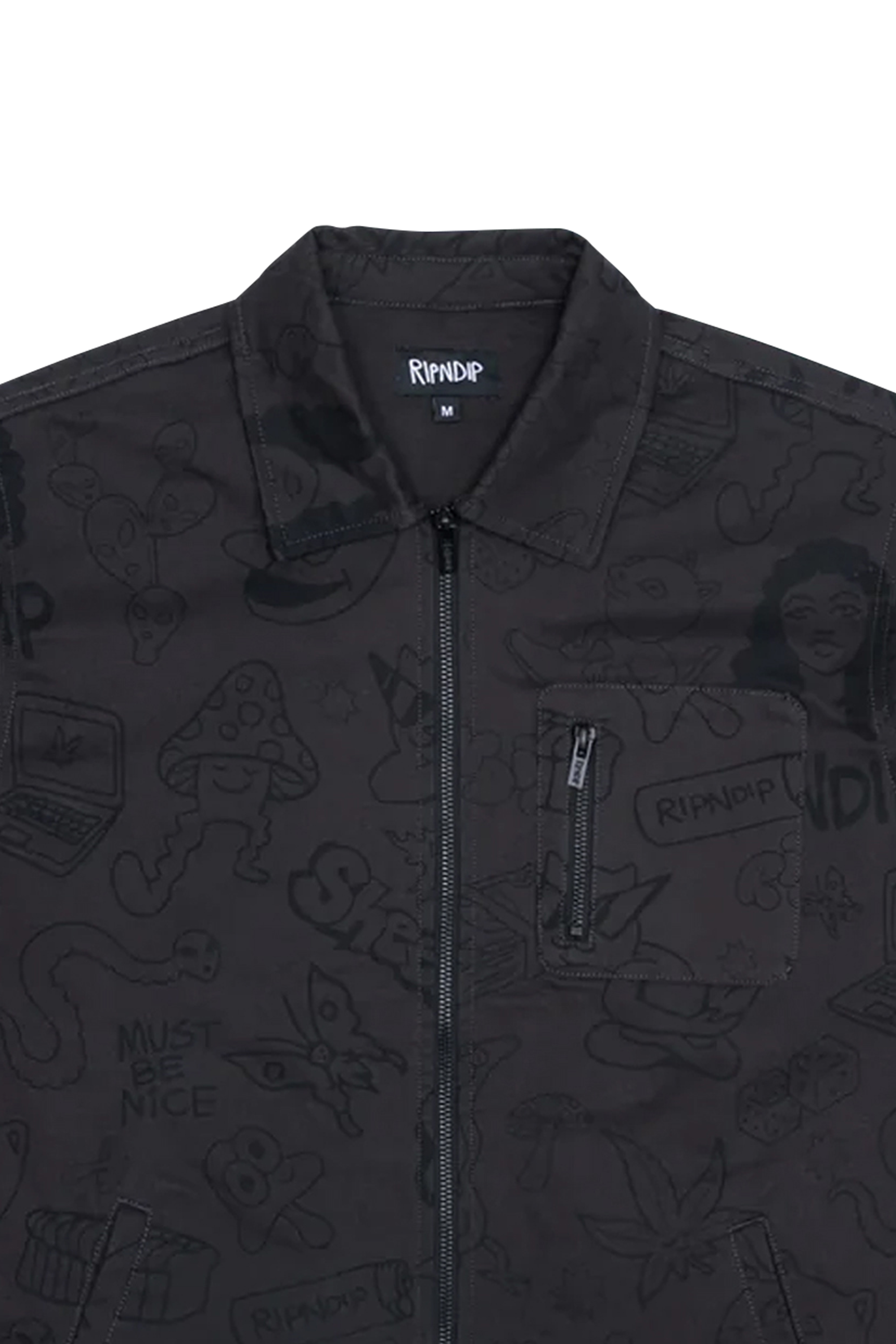 RIPNDIP Veste Nerm Doodle Work Noir