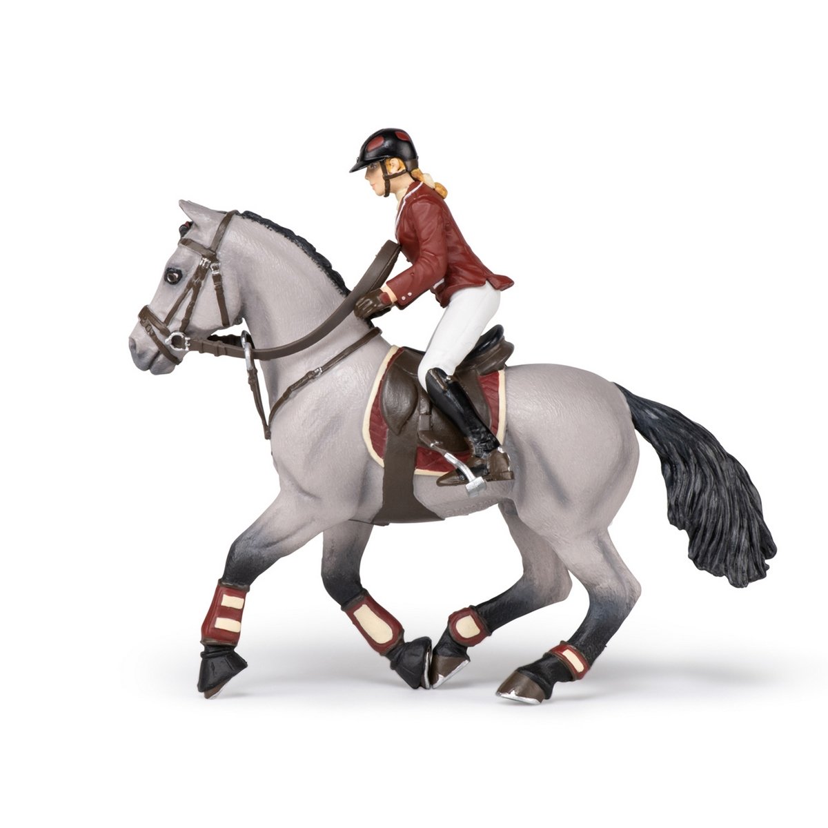 Cheval de concours et sa cavalière