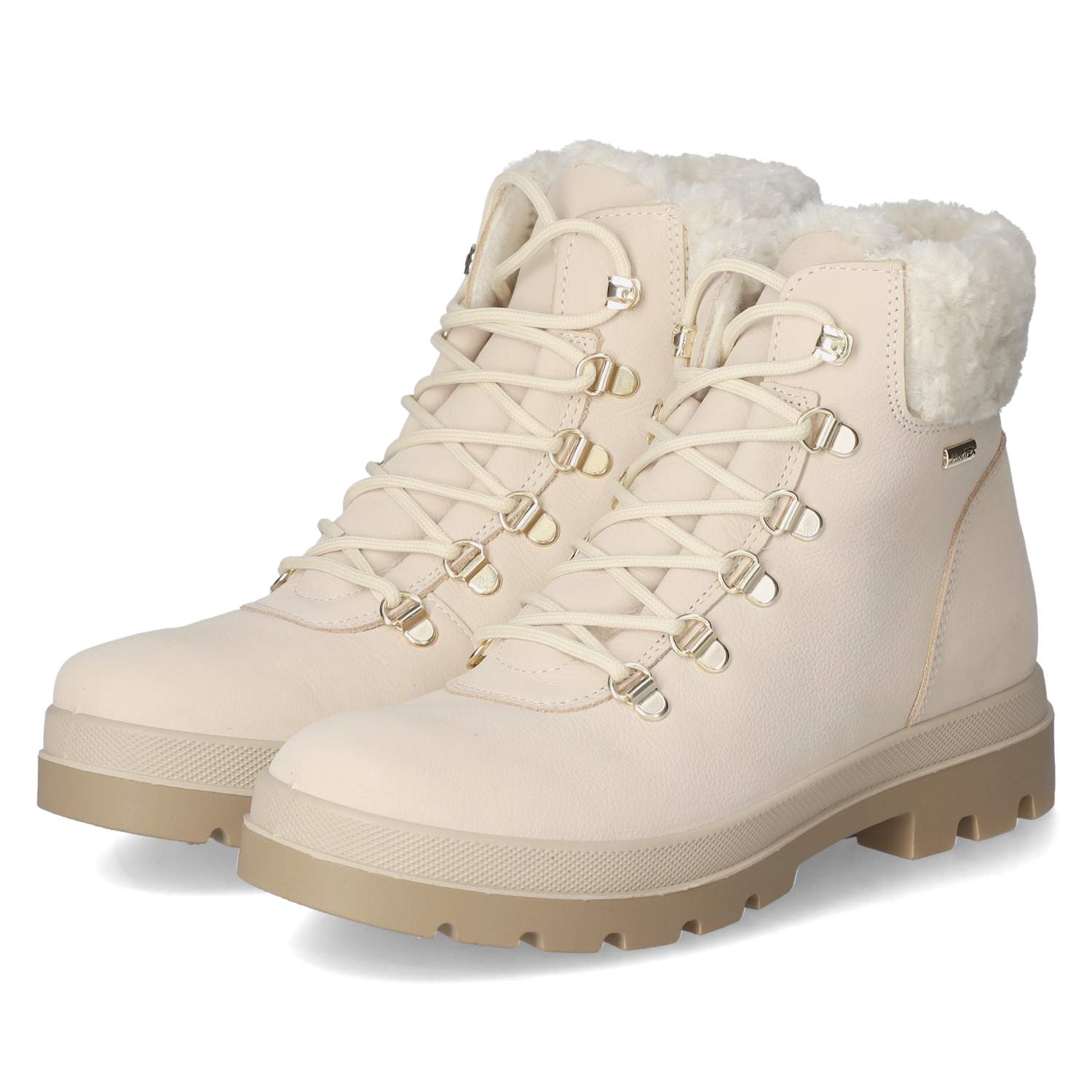 Beliana Schnürstiefeletten - panna