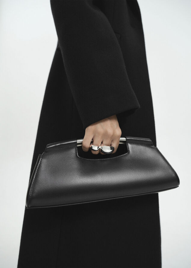 MANGO BAG P-- CANOLI Black