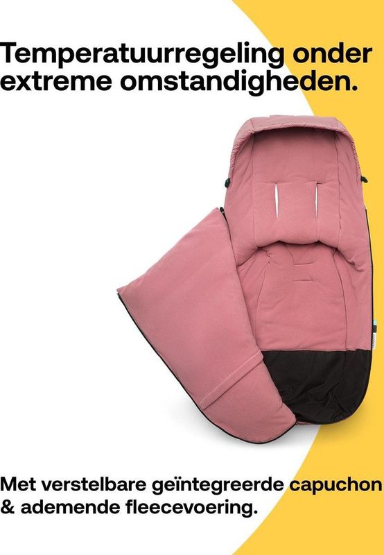Bugaboo - Voetenzak - Zwart - Waterdicht - Fleece Voering
