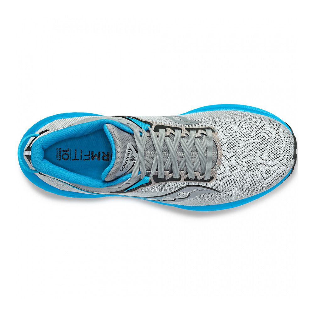 Saucony TRIUMPH 21 - Chaussures running Homme echo silver
