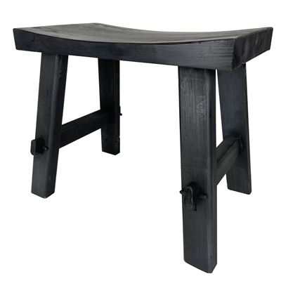 Tabouret style japonais en bois