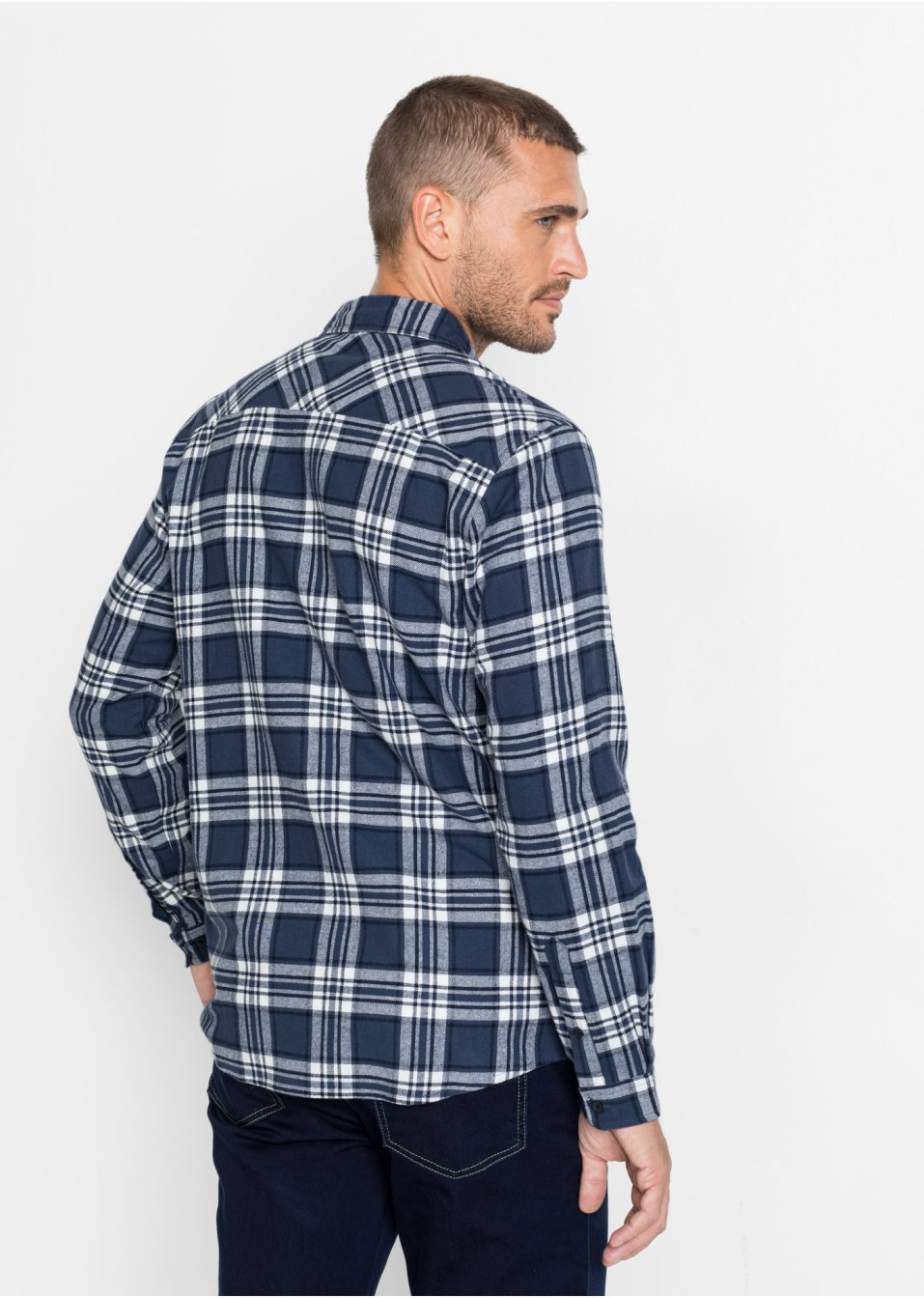 Chemise manches longues en flanelle