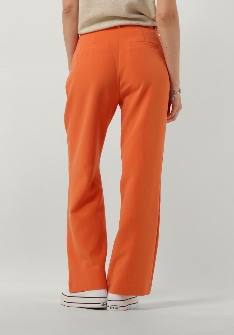 COLOURFUL REBEL oranje colourful rebel pantalon rus uni straight pants