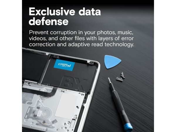 Crucial BX500 - SSD - 4 TB - intern - 2.5
