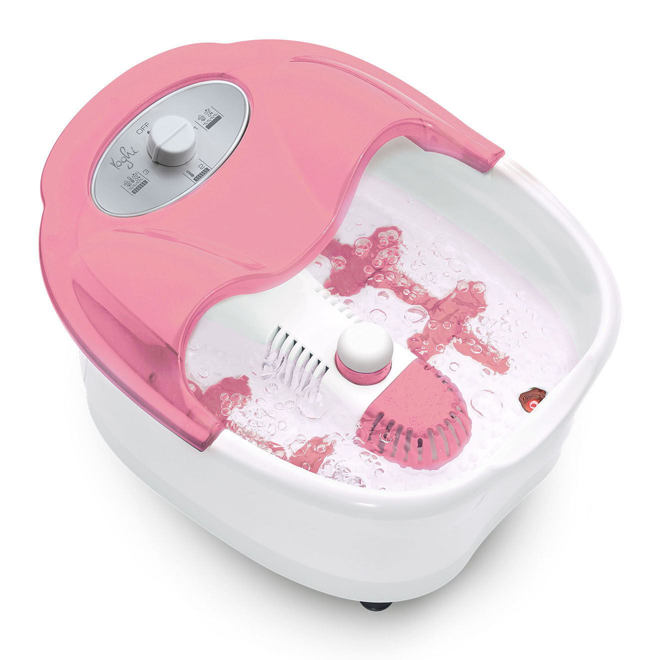 Yoghi Bain de pieds massant blanc/rose - 5 L