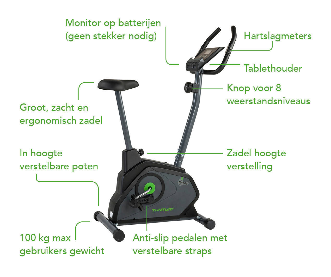 Tunturi hometrainer Cardio Fit B30