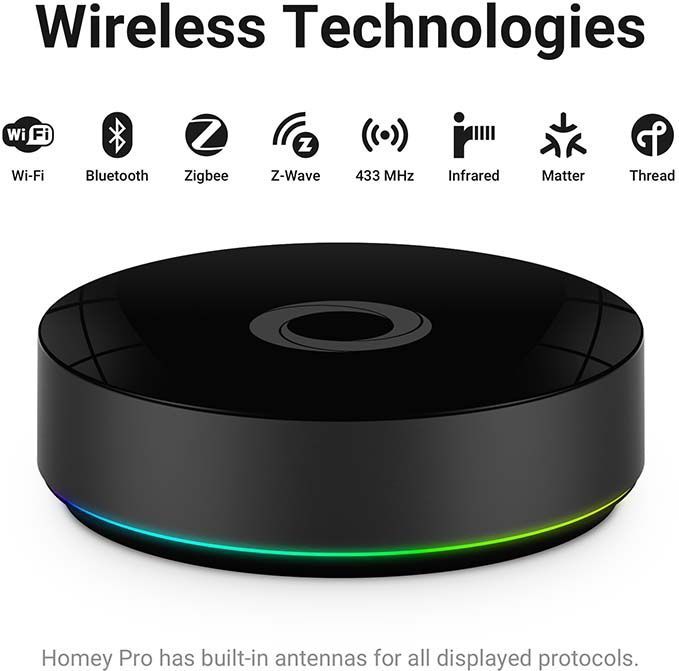 Homey Pro 2023 - Smart Home Hub - Wit - Automatisering en Energiebeheer