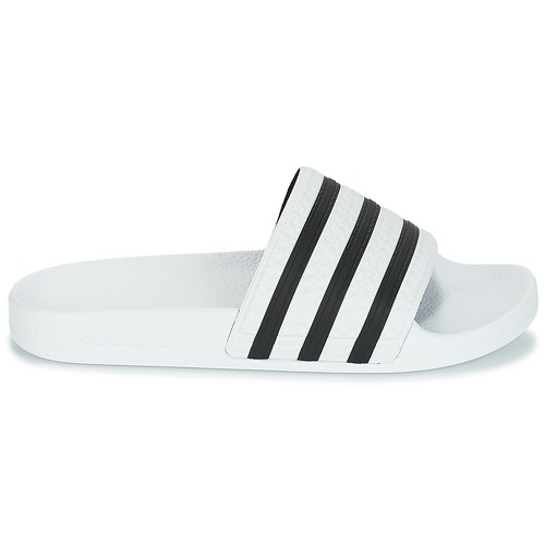 adidas Originals - ADILETTE - Blanc / noir