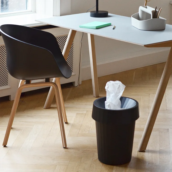 HAY - Shade Bin, Ø 30 x H 36,5 cm, 14 l / grau