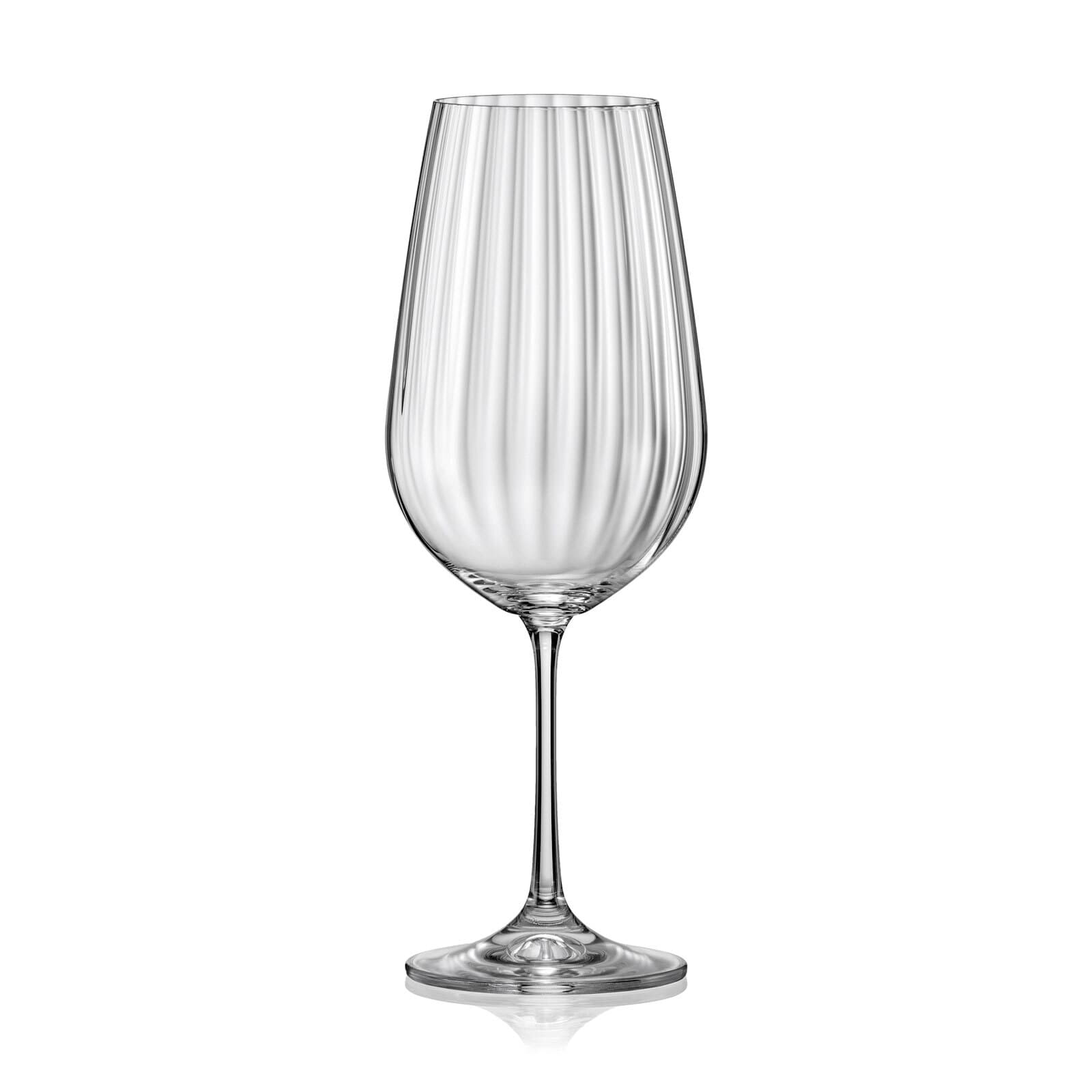 BOHEMIA SELECTION Rotweinglas WATERFALL 6er Set