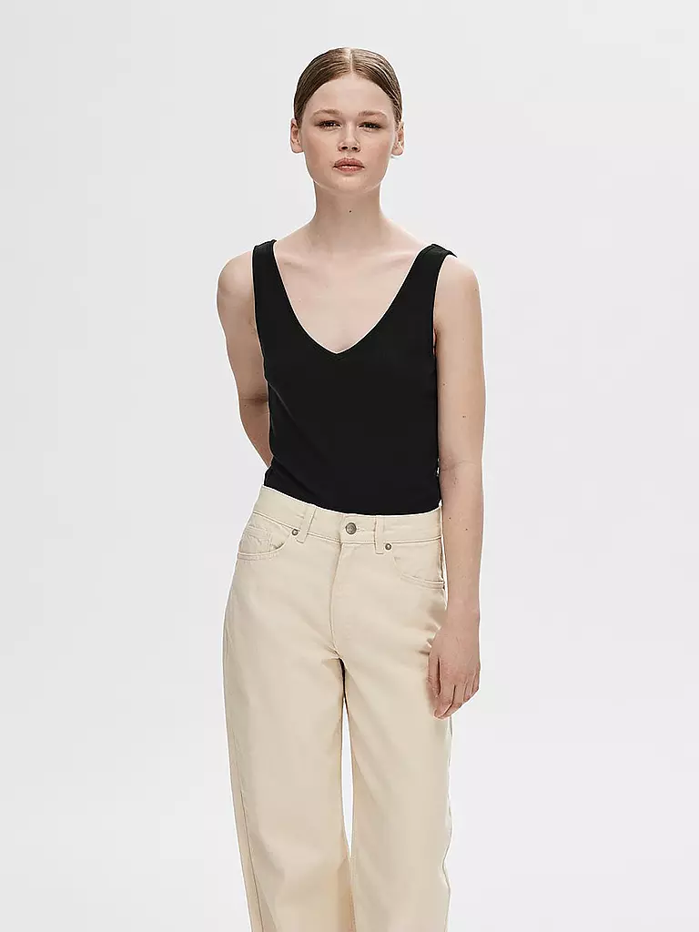 SELECTED FEMME Top SLFDIANNA schwarz