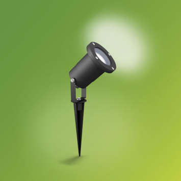 Philips Tuinspies Puled Zwart 5W