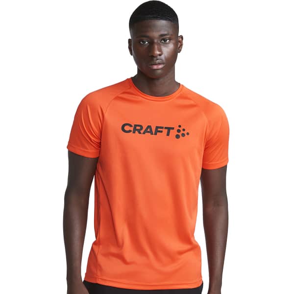 T-shirt running CRAFT CORE ESSENCE LOGO TEE VIBRANT
