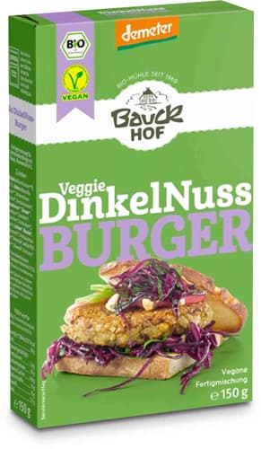 Bauckhof demeter Dinkel Nuss-Burger