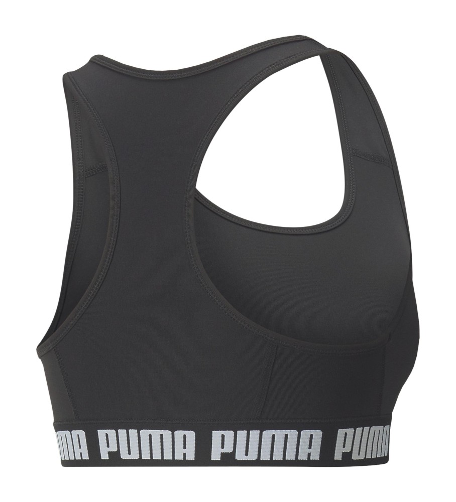 Sutiã Puma Mid Impact Strong, Preto